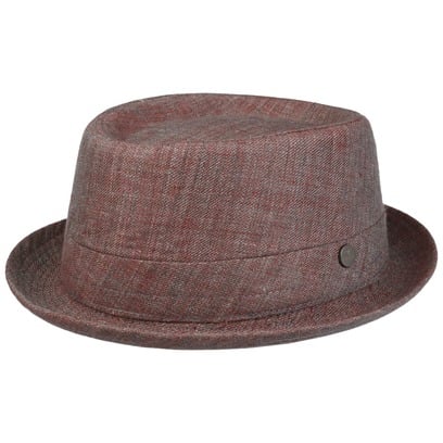 Chapeau en Lin Classic Pork Pie by Lierys