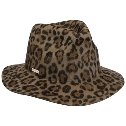 Chapeau en Laine avec Motif L�opard by Seeberger