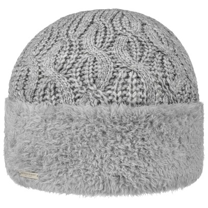 Bonnet en Tricot Faux Fur Cuff by Seeberger