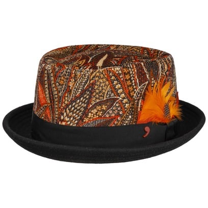 Chapeau en Tissu Daveco Pork Pie by Alfonso D'Este
