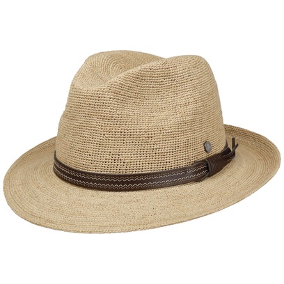 Chapeau de Raphia Fine Crochet Bogart by Lierys