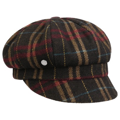 Casquette Gavroche Shetland Wool Stripes by Lierys