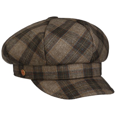 Casquette Gavroche Camilla Silk Check by Mayser