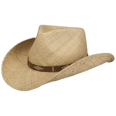 Chapeau de Raphia Chestercole Western by Stetson