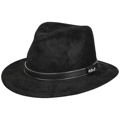 Chapeau en Cuir Pigskin Traveller by Balmoral