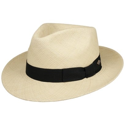 Chapeau Panama Montaron Fedora by JJ Hats