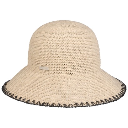 Chapeau en Paille Wide Brim Cloche by Seeberger