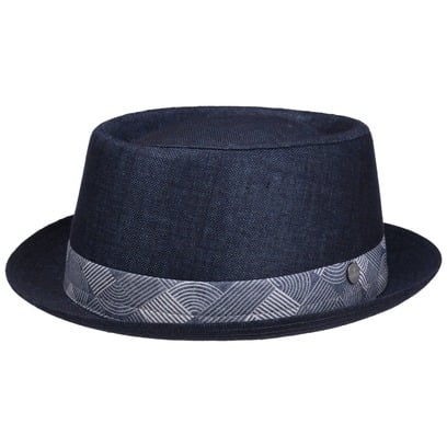 Chapeau en Lin Montaco Pork Pie by Lierys