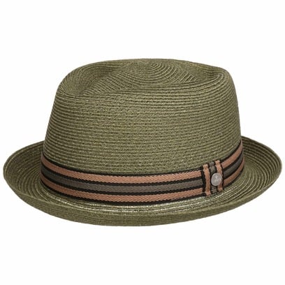 Chapeau en Chanvre Trisco Pork Pie by Lierys