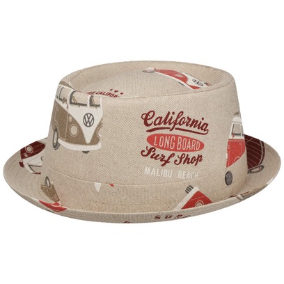 Chapeau en Tissu Beach Bus Pork Pie by Lierys
