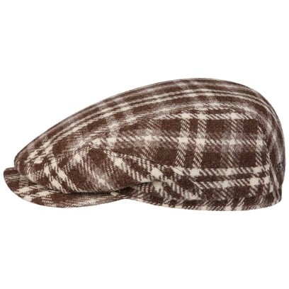 Casquette Sustainable Wool Check Driver by Stetson