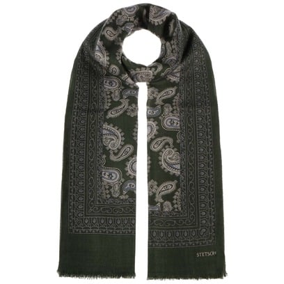 �charpe en Laine Paisley Print by Stetson