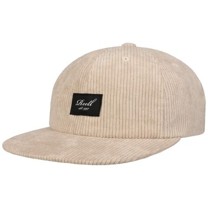 Casquette en Velours Flat 6 Panel Beige by Reell