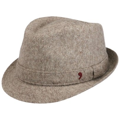 Chapeau en Laine Risco Trilby by Alfonso D’Este
