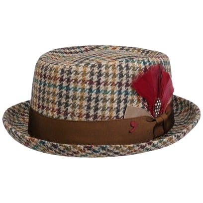 Chapeau Houndstooth Pork Pie by Alfonso D�Este