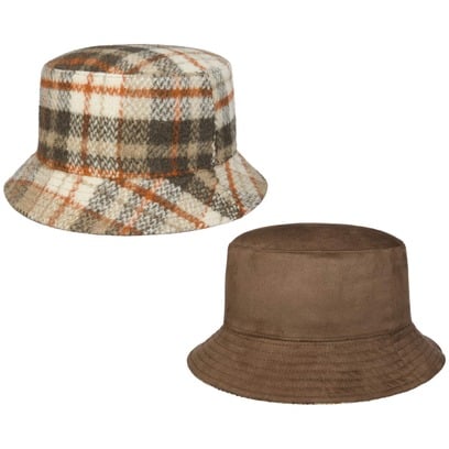 Chapeau Réversible Check Bucket by Lipodo