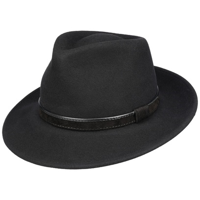 Bande de Cuir Chapeau en Feutre de Laine Avec by Lierys
