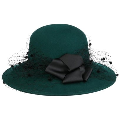 Chapeau en Laine avec Voilette Palica by Lierys