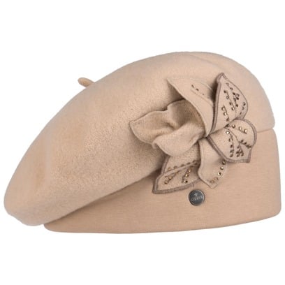 B�ret en Laine Foul�e avec Fleur by Lierys