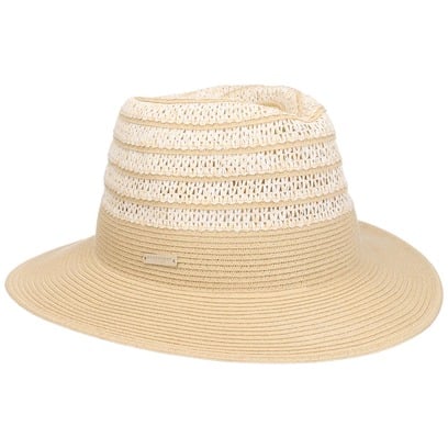 Chapeau en Paille Mandeja Fedora by Seeberger