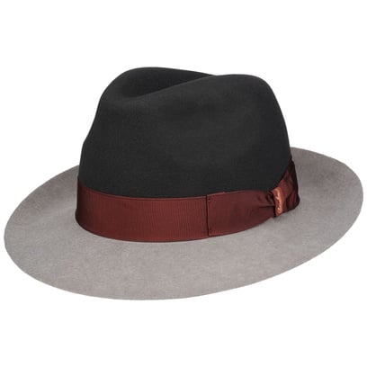 Borsalino Chapeau en Feutre de Laine Scott Two Tone by !by! Borsalino