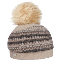 Bonnet en Laine Foul�e Faux Fur Pom by Seeberger - 119,00 &euro;