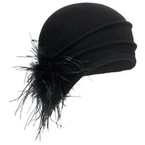 Bonnet en Laine Foul�e avec Plumes by bedacht - 119,00 &euro;