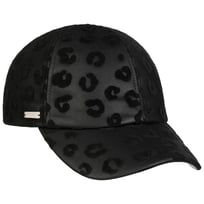 Casquette Faux Leather Leo Print by Seeberger - 45,95 &euro;
