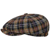 Casquette Hatteras Check Harris Tweed by Stetson - 139,00 &euro;