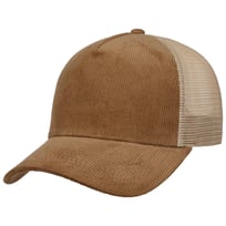 Casquette Trucker en Velours C�tel� Uni by Lipodo - 19,95 &euro;