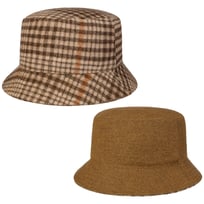 Chapeau R�versible Small Checks Bucket by Lipodo - 19,95 &euro;