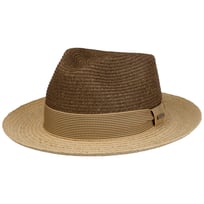 Chapeau de Raphia Twotone Toyo Fedora by Stetson - 89,00 &euro;