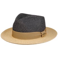 Chapeau de Raphia Twotone Toyo Fedora by Stetson - 89,00 &euro;