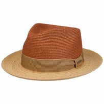 Chapeau de Raphia Twotone Toyo Fedora by Stetson - 89,00 &euro;