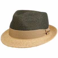 Chapeau de Raphia Twotone Toyo Trilby by Stetson - 89,00 &euro;