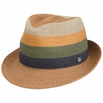 Chapeau en Chanvre Colour Blocks Trilby by Lierys - 129,00 &euro;