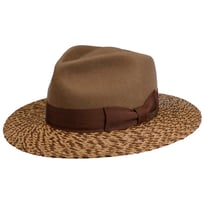 Chapeau en Laine avec Bord en Paille by Stetson - 119,00 &euro;