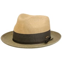 Chapeau en Paille Dovito Fedora Toyo by Stetson - 69,00 &euro;
