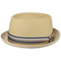 Chapeau en Paille Licano Toyo Pork Pie by Stetson - 69,00 &euro;