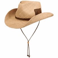 Chapeau en Paille Tenderell Western by Stetson - 99,00 &euro;