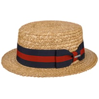 Chapeau en Paille de Bl� Boater by Stetson - 99,00 &euro;
