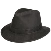 Chapeau en Tissu Herringbone Traveller by Stetson - 79,00 &euro;