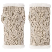 Chauffe-Poignets en Tricot Cable Knit by Seeberger - 29,95 &euro;