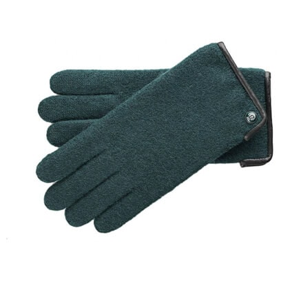 Gants en Laine Foul�e avec Cuir by Roeckl - 59,90 &euro;